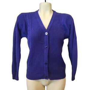 Girls Vintage‎ Freeze Frame Purple Sweater Size 14-16